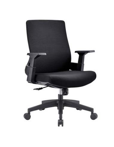 BF8950 Πολυθρόνα Γραφείου Mesh Μαύρο,...