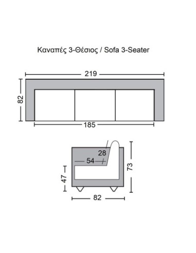 CHESTERFIELD Newport 3-Seater Sofa...