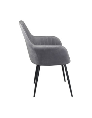 VALERY Πολυθρόνα Μέταλλο Βαφή Μαύρο,...