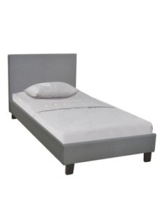 WILTON Bed (for Mattress 90x190cm) Fabric Grey
