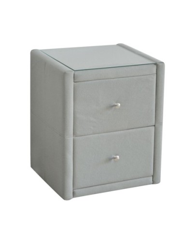 WILTON Κομοδίνο Ύφασμα Grey Stone με...