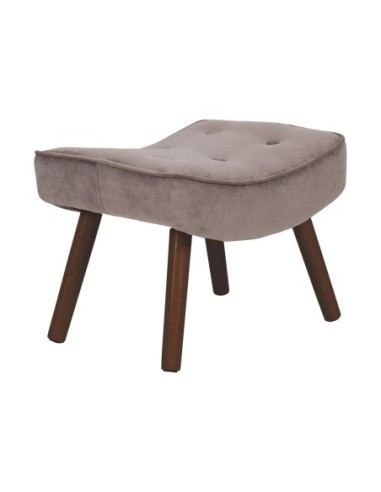 ALMA Σκαμπό - Υποπόδιο, Ύφασμα Velure...