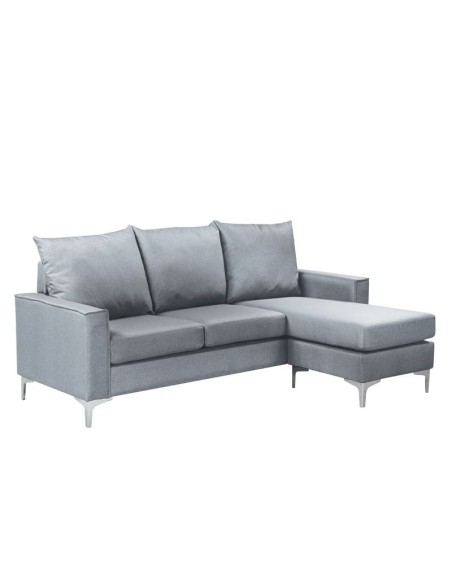 AVANT Reversible Corner Sofa Fabric Light Grey
