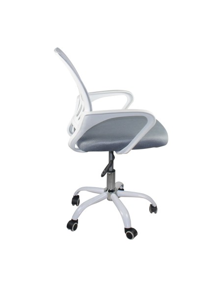 BF2101-SC (without relax) Office Armchair White-Mesh Grey