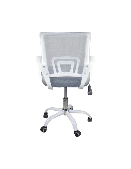 BF2101-SC (without relax) Office Armchair White-Mesh Grey