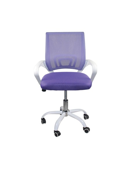 BF2101-SC (without relax) Office Armchair White-Mesh Purple