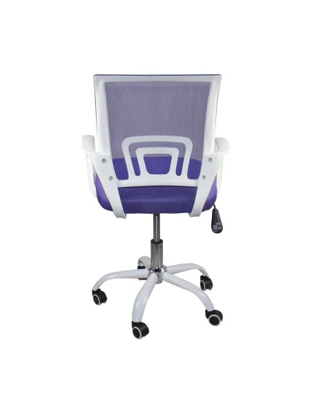 BF2101-SC (without relax) Office Armchair White-Mesh Purple