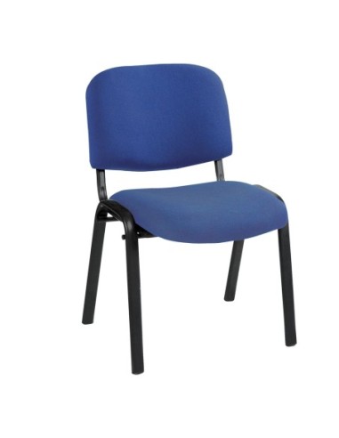 SIGMA Stacking Chair Black Frame-Blue...