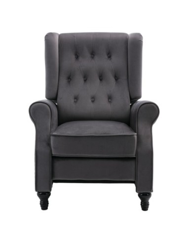 CHESTER Relax Armchair Velure Grey...