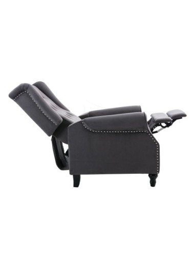 CHESTER Relax Armchair Velure Grey...