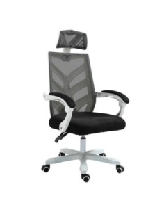 BF2985 White Manager Armchair Mesh Black