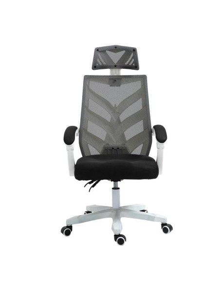 BF2985 White Manager Armchair Mesh Black