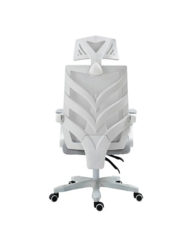 BF2985 White Manager Armchair Mesh Grey