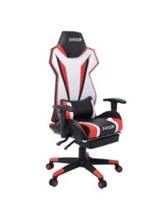 BF9550 Gaming-Relax Armchair Black/Red/White Mesh-Pu