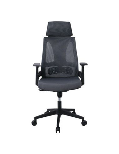 BF8750 Manager Armchair Grey Mesh-Fabric