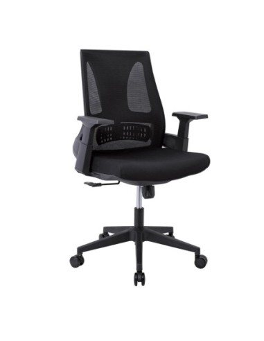 BF8760 Office Armchair Black Mesh-Fabric