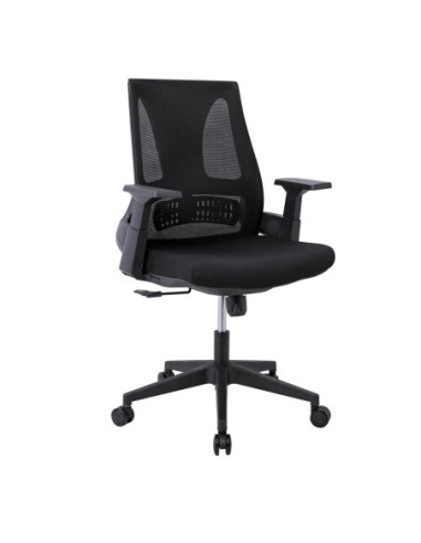 BF8760 Office Armchair Black Mesh-Fabric