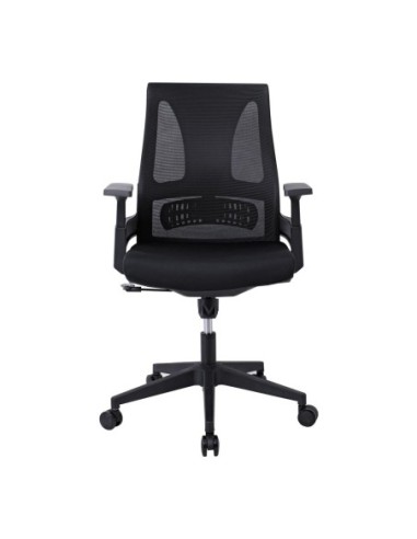 BF8760 Office Armchair Black Mesh-Fabric