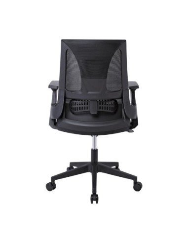 BF8760 Office Armchair Black Mesh-Fabric