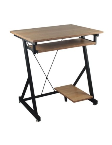 UNIT PC Metal Desk 70x55 Black-Sonoma
