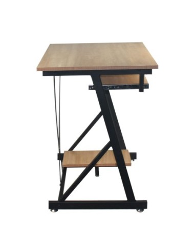 UNIT PC Metal Desk 70x55 Black-Sonoma