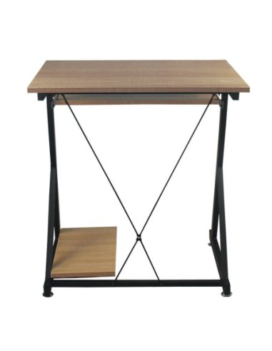 UNIT PC Metal Desk 70x55 Black-Sonoma