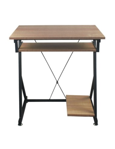UNIT PC Metal Desk 70x55 Black-Sonoma