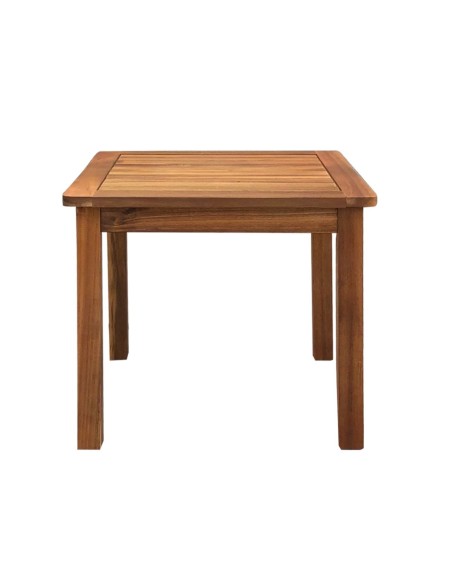 LUGANO Table 45x45 Acacia Natural Color