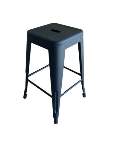 RELIX Bar Stool H.65cm Metal Black Matte