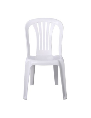 IRIDE Καρέκλα Στοιβαζόμενη, ΡΡ Άσπρο