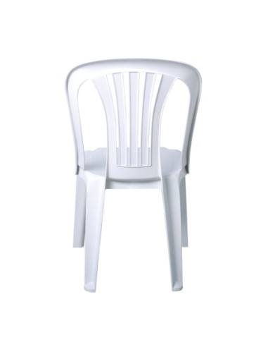 IRIDE Καρέκλα Στοιβαζόμενη, ΡΡ Άσπρο