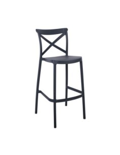 DESTINY Stackable Bar Stool PP Anthracite