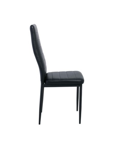 JETTA Chair Full K-D Black Pvc (Black...