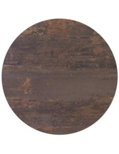 HPL Table Top D.60cm/12mm Walnut Vintage