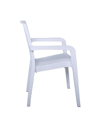 LORA Πολυθρόνα Κήπου Στοιβαζόμενη, PP...