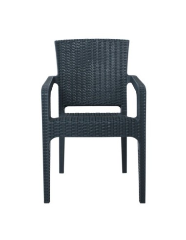 LORA Πολυθρόνα Κήπου Στοιβαζόμενη, PP...