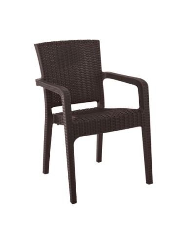 LORA Πολυθρόνα Κήπου Στοιβαζόμενη, PP...