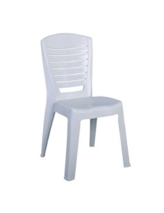 VIDA Καρέκλα Κήπου - Βεράντας Στοιβαζόμενη, PP Άσπρο
