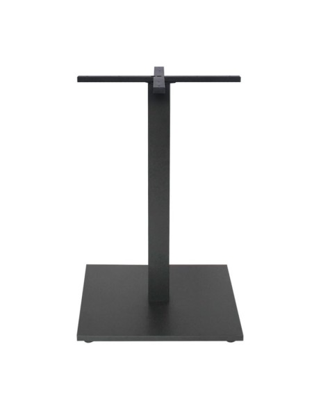 PRATO-W Βάση Τραπεζιού Μέταλλο Βαφή Μαύρο, με Ρεγουλατόρο,Cross 60x60cm,15kg