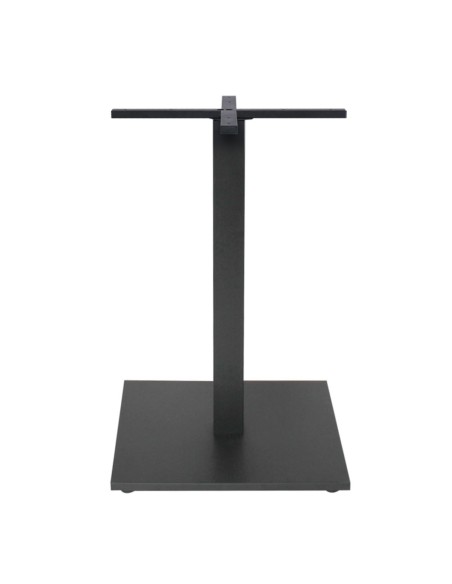 PRATO-W Βάση Τραπεζιού Μέταλλο Βαφή Μαύρο, με Ρεγουλατόρο,Cross 60x60cm,15kg