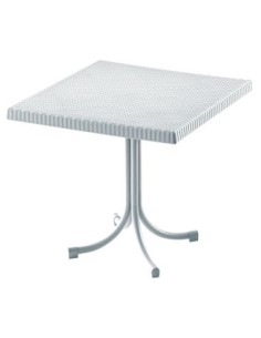 RONY Table 80x80 PP/Metal White