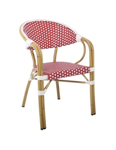 PARIS Armchair Alu Natural-Wicker...