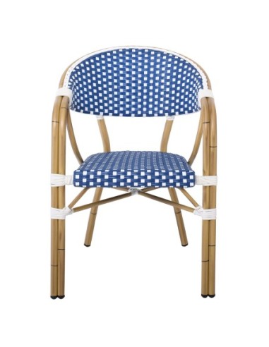 PARIS Armchair Alu Natural-Wicker...