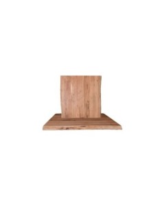 LIZARD-W Table Top 80x80-4cm, Acacia Natural Finish