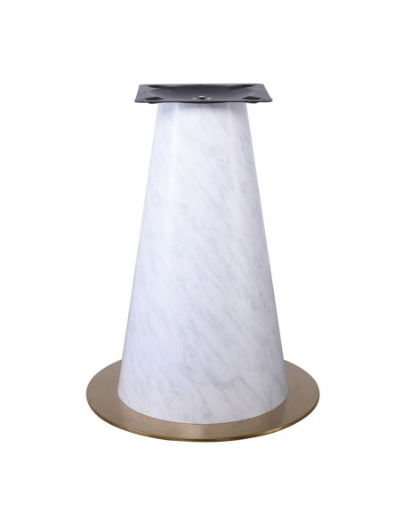 SCOTT βάση τραπεζιού Gold Inox 201 (23,20 kg) - Κολώνα απόχρωση Μάρμαρο