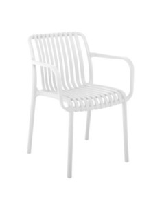 MODA Stackable Armchair-Pro PP-UV White