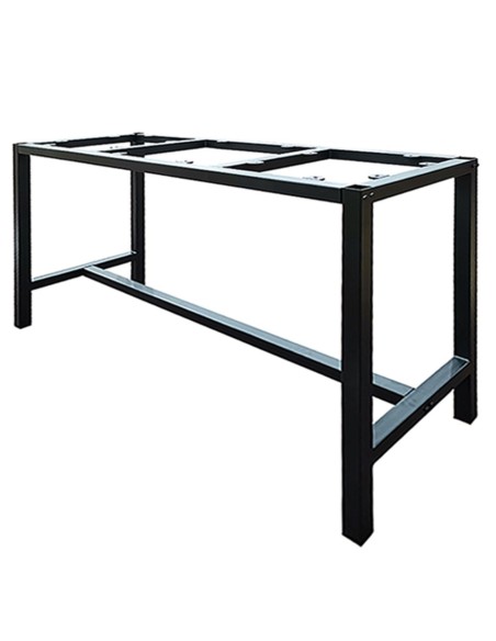 METAL Βάση Τραπεζιού BAR Μακρόστενη, Μέταλλο Βαφή Μαύρο, Βαρέως Τύπου (45,7 kg)