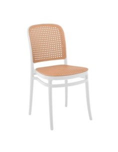 FLORENCE Stacking Chair PP White/Beige