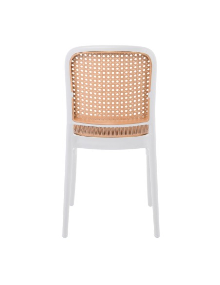 FLORENCE Stacking Chair PP White-Beige