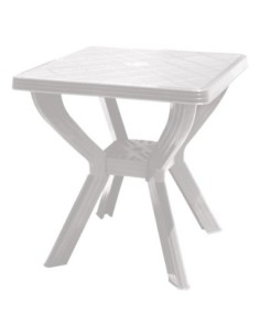 SKIATHOS Table 70x70cm White PP